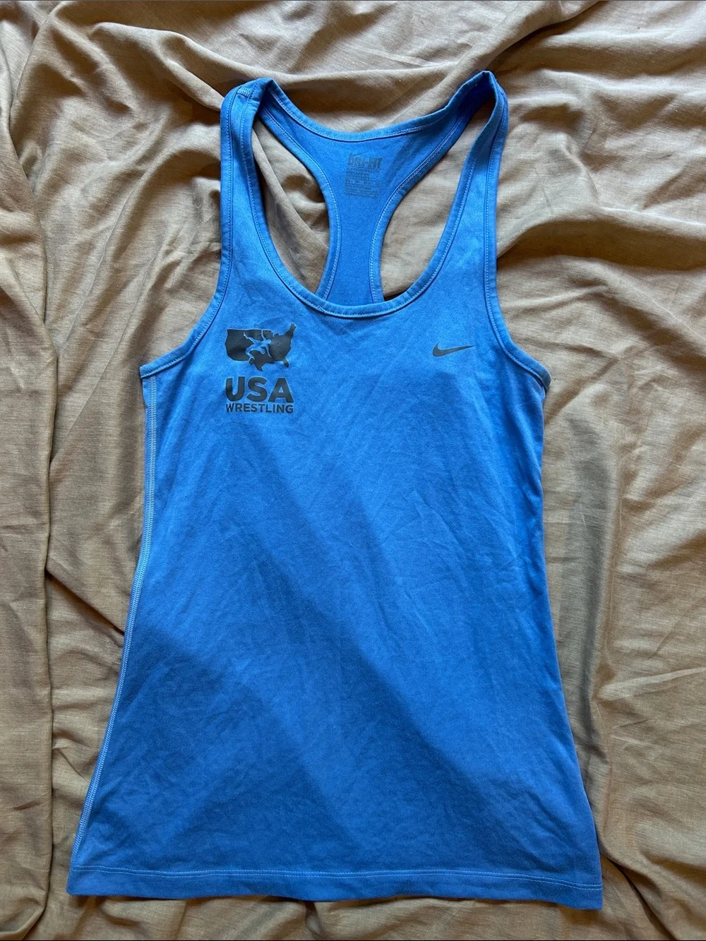 Nike Blue USA Wrestling Racerback Tank